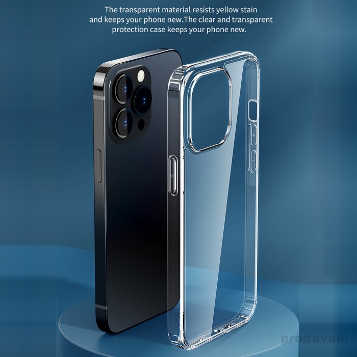 Чохол прозорий ROCK Pure Series для iPhone 14 pro max - Зображення 2