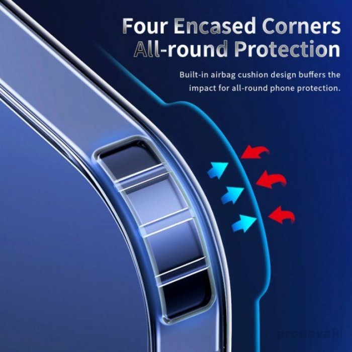 Чохол прозорий ROCK Pure Series для iPhone 14 pro max - Зображення 6