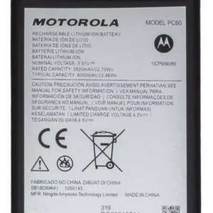 Акумулятор Motorola Moto G54 / PC60 (6000 mAh) (Сервісний оригінал з розбірки)