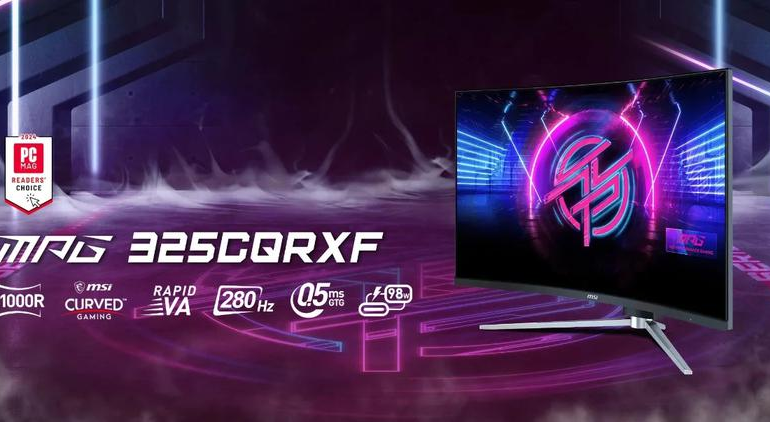 MSI представила вигнутий ігровий монітор серії Performance Gaming з діагоналлю 31,5″ і частотою оновлення 280 Гц