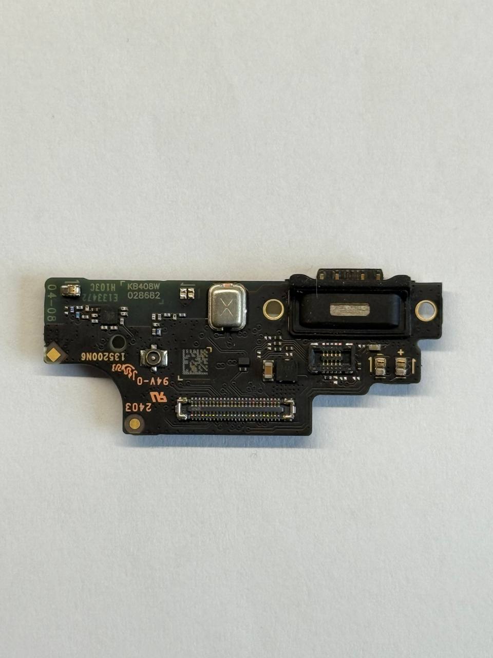 Нижня плата Xiaomi Redmi Note 13 Pro 4G / Poco M6 Pro з роз'ємом зарядки та мікрофоном (Сервісний оригінал з розбірки)